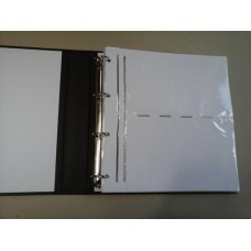 ÁLBUM PARA 160 ENVELOPES, CÉDULAS OU POSTAIS  ATÉ 14 X 22 CM 