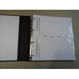 ÁLBUM PARA 160 ENVELOPES, CÉDULAS OU POSTAIS  ATÉ 14 X 22 CM 