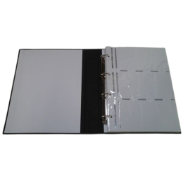 ÁLBUM PARA 240 ENVELOPES, CÉDULAS OU POSTAIS ATÉ 10,5 X 20,5 CM 