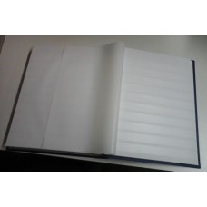 CLASSIFICADOR STOCK 32 PÁGINAS BRANCAS TAMANHO 24 X 31 CM  