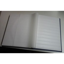 CLASSIFICADOR STOCK 32 PÁGINAS BRANCAS TAMANHO 24 X 31 CM  