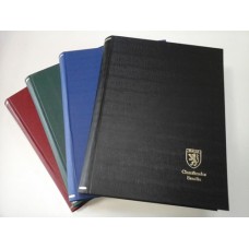 CLASSIFICADOR BRASÍLIA 16 FOLHAS/32 PÁGINAS PRETAS TAMANHO 24 X 31 CM 